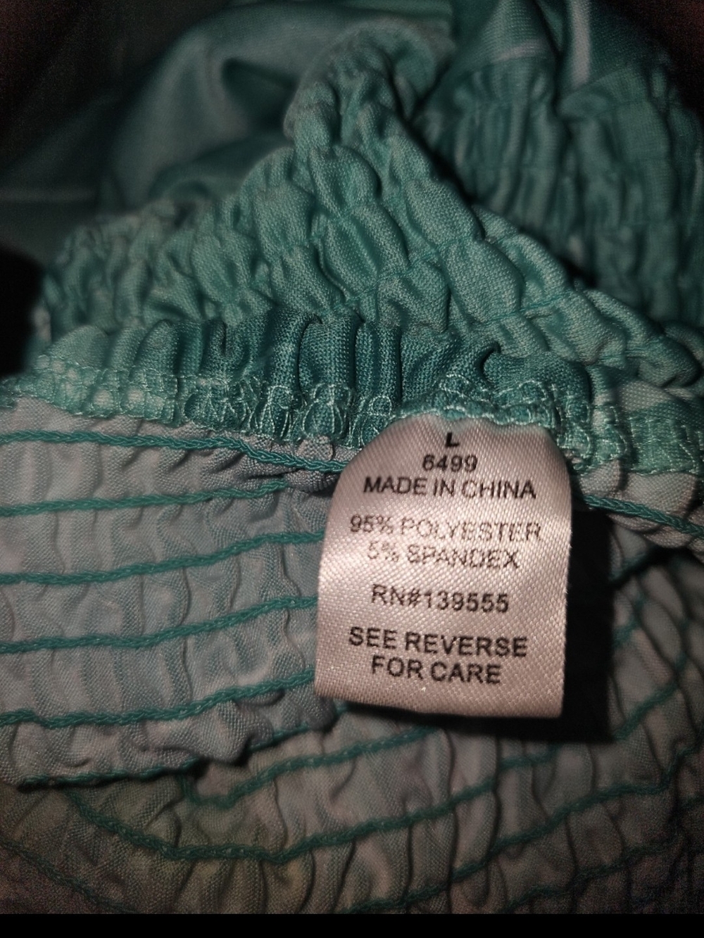 S.L. Fashions Strapless Aqua Maxi Dress with Orange Floral Print - Picture 5 of 5